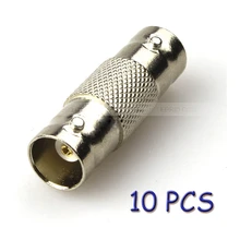 10 шт. разъем с внутренней резьбой женский CCTV RG59 соединитель для коаксиального кабеля в комплект поставки входит адаптер безопасности