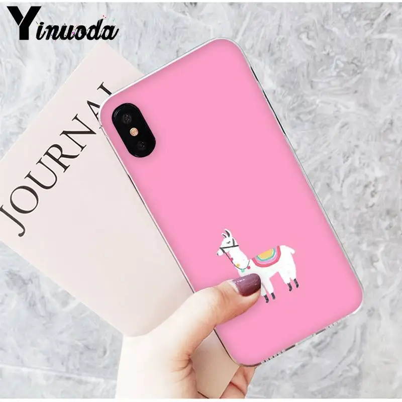 Cute cartoon animal alpaca small dinosaur