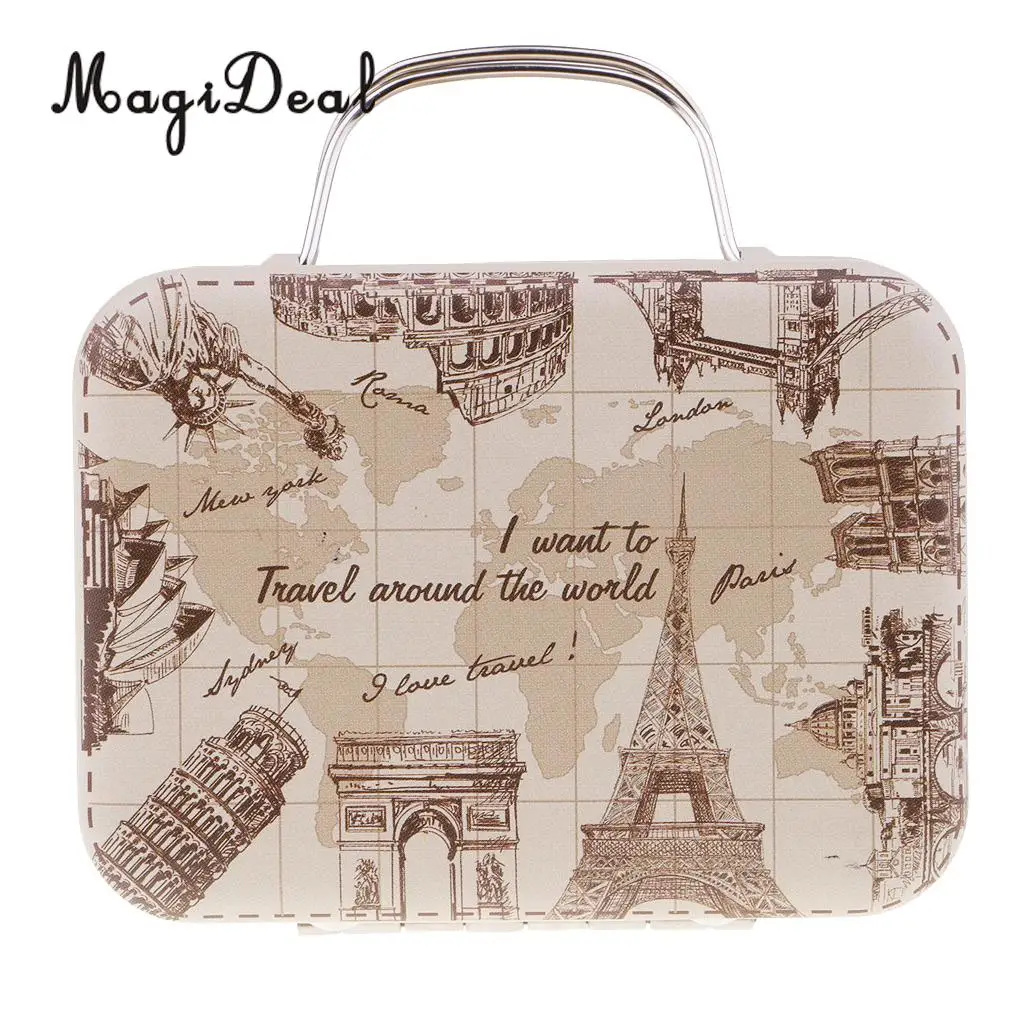 MagiDeal Play 'Innocent' Luggage Suitcase Wind-up Miniature Music Box for Girls Christmas Gift