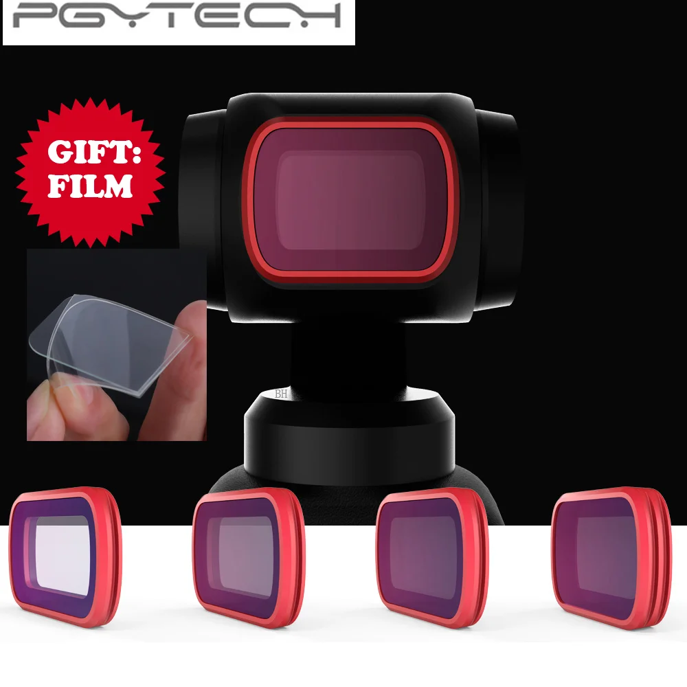 

PGYTECH for DJI Osmo Pocket Accessories Gimbal Camera Lens Filters CPL ND NDPLFilter Waterproof for Osmo Pocket Wide Angle Lens