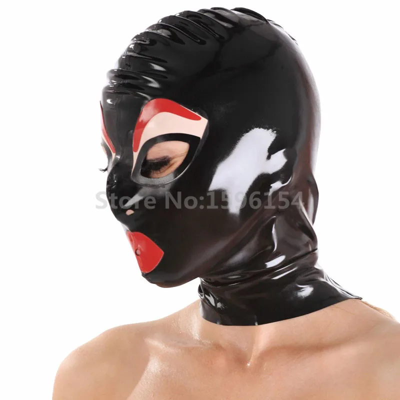 Сексуальная латексная маска резиновая Фетиш Маска Костюм Женщины-кошки Косплей Маска LM148