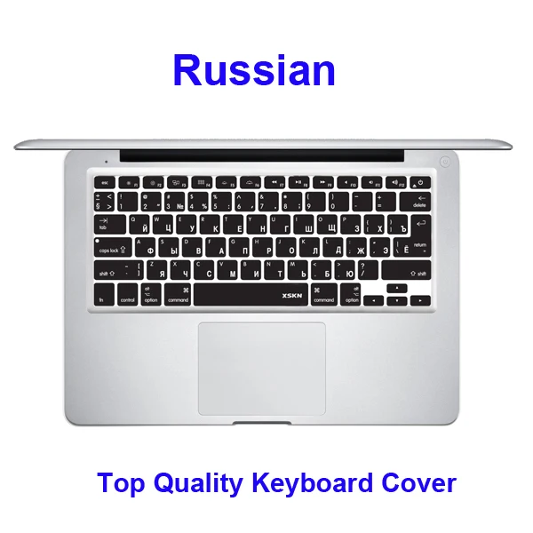 Защитная пленка черного цвета для Apple Macbook Pro Air 13 15|russian keyboard cover|keyboard coversilicone laptop |