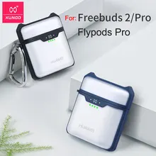 Xundd чехол для наушников s для huawei FreeBuds 2 Pro Honor FlyPods Pro зарядный ящик Противоскользящий противоударный защитный чехол с крючком