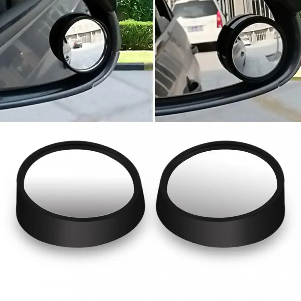 

2Pcs Car Styling 360 Degree Wide Angle Round Convex Mirror Driving Mirrors Car Vehicle Side Blind Spot Mirror Rear View Mirror