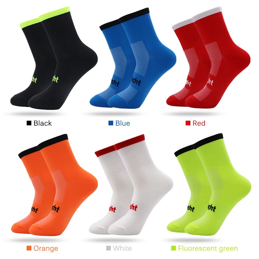 Размер 7-12 велосипедные носки Новые влагоотводящие велосипедные носки для мужчин и женщин дышащие спортивные носки для баскетбола для тренировок в тренажерном зале