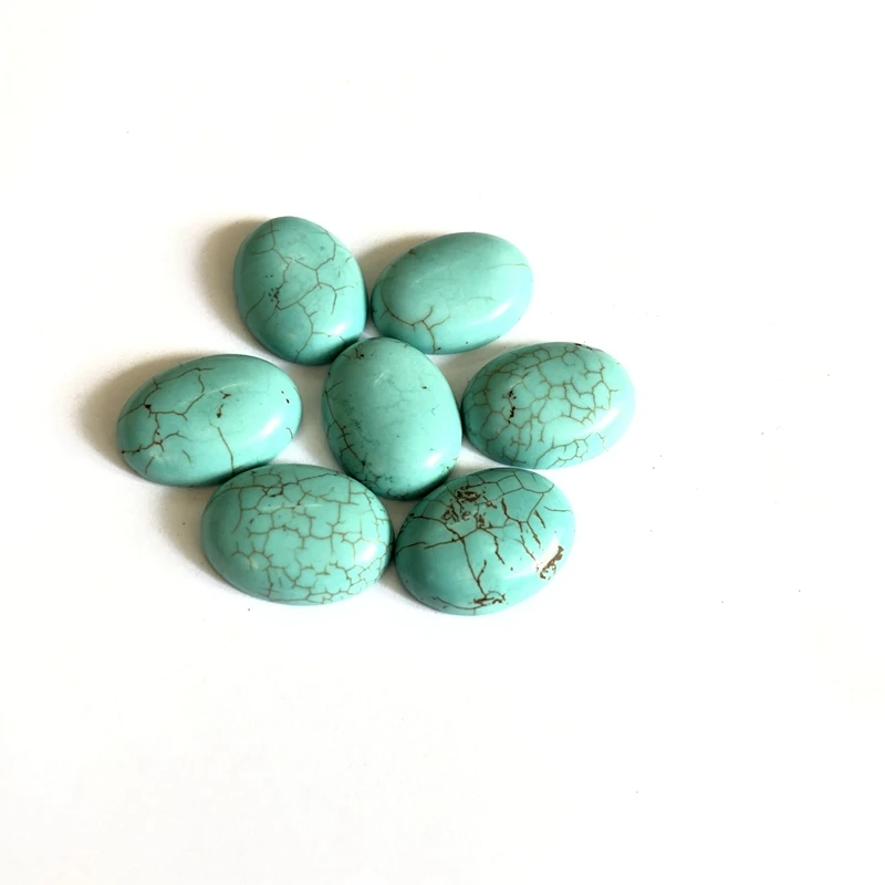 松石１５x20ｍｍ　椭圆形戒面蛋形戒面３ (2)