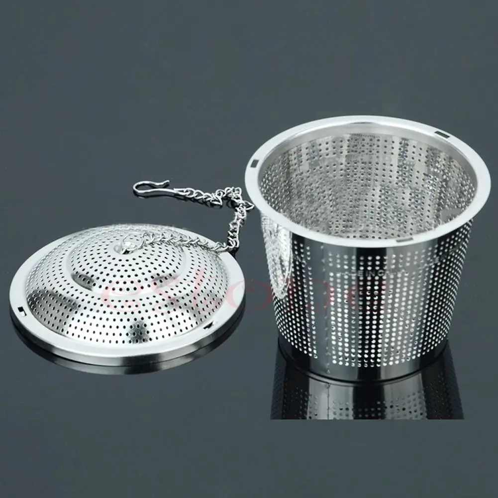 

Practical Stainless Steel Tea Ball Herbal Strainer Mesh Infuser Filter JAN07 Dropship
