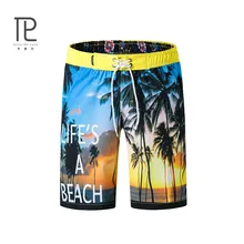 4XL Для мужчин летние повседневные шорты Для мужчин Фирменная Новинка пляжные шорты для будущих мам из водонепроницаемого материала с принтом дышащии эластичные для талии модные Повседневное короткие# b45