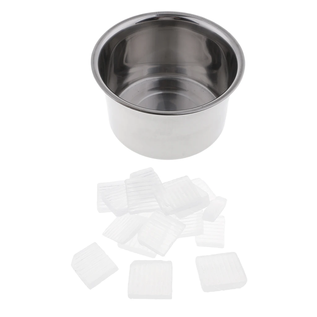 100% Melt and Pour Soap Base Material and Stainless Steel Candles Wax Melting Pot for DIY Wedding Candles Soap Making Supplies