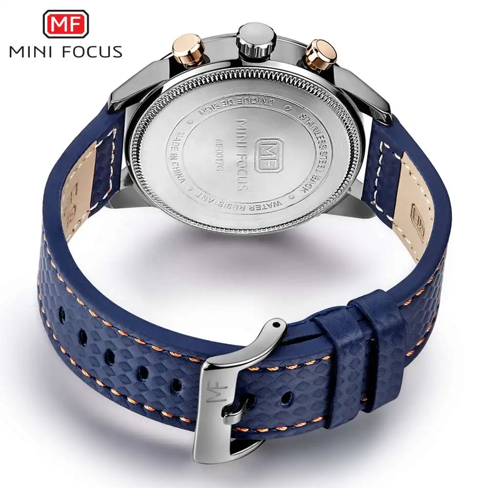 Watches Men 2019 Luxury Brand MINI FOCUS Quartz Fashion Leather Watch Man Chronograph Male Wristwatch Men relogio masculino 2018 (3)