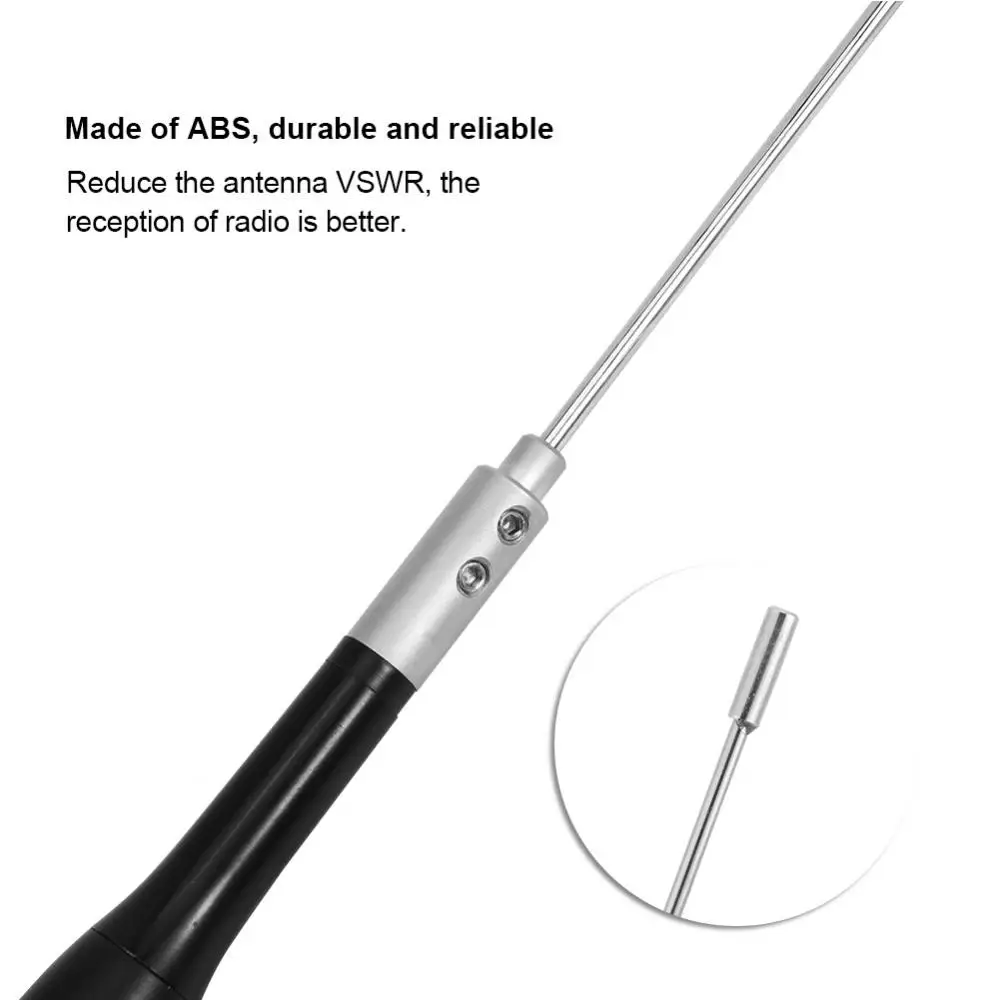 Антенна радио Двухдиапазонная UHF/VHF 144/430MHz 100W усиление для автомобиля vhf