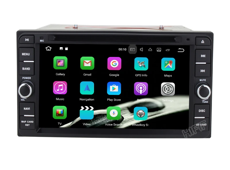 Excellent IPS 6 Core 4G+64G Car DVD Radio GPS Navi For Toyota Hilux VIOS Old Camry Corolla Prado RAV4 Prado 2003-2008 support dab+ 9