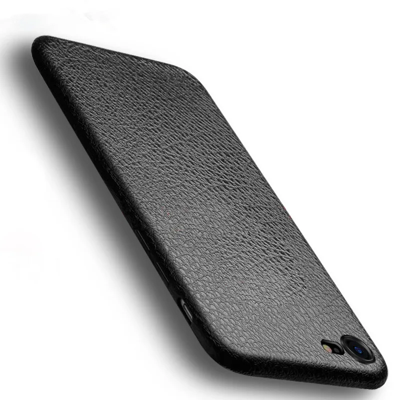 Новый роскошный чехол s для samsung S8 S9 S10 Plus с кожаной текстурой Мягкий ТПУ