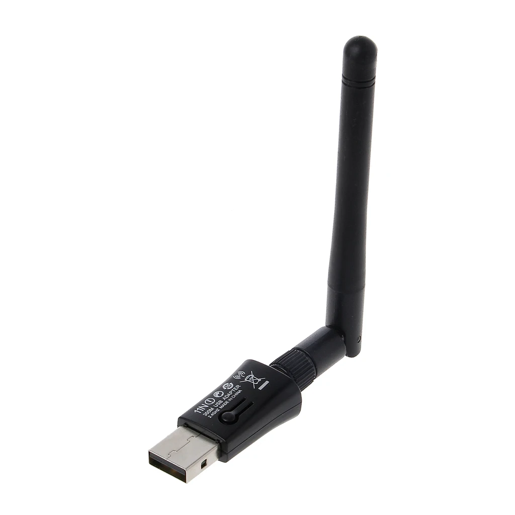 Мини USB Wifi адаптер 300 Мбит/с 2 дБ 5 дБ антенна сетевая Lan Карта ПК Wi-Fi приемник беспроводной 802.11b/n/g высокоскоростной Wifi адаптер