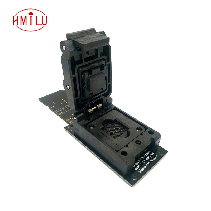 

eMMC test socket with SD Interface,Clamshell Structure BGA153 BGA169 Chip Size 12x18mm Pitch 0.5mm for data recovery