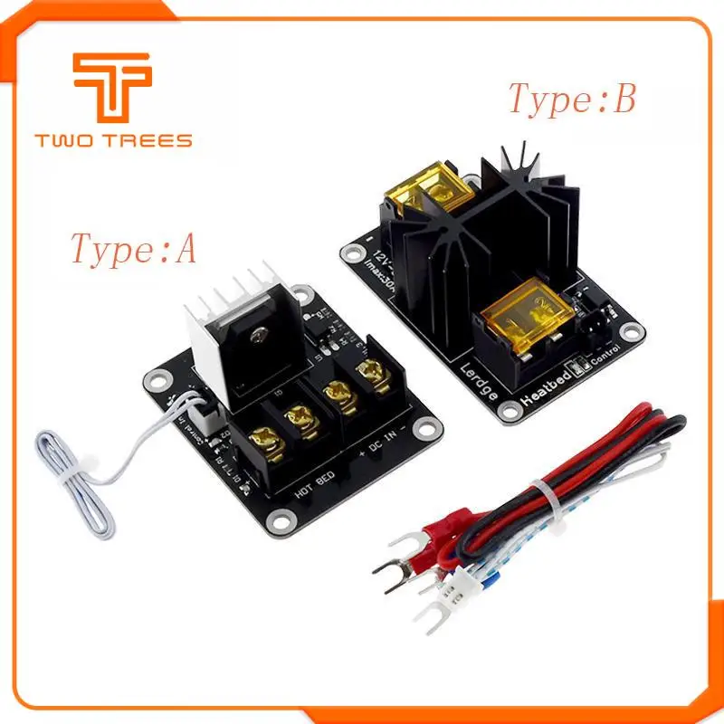 

MOS 25A Heatbed General Add-on Heated Bed Power Expansion Module High Power Module expansion board with Cable Carrying