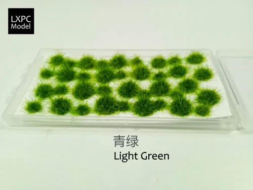 Многорельсовый неправильный травяной кластер 5 мм модель делая материал - Цвет: Light green