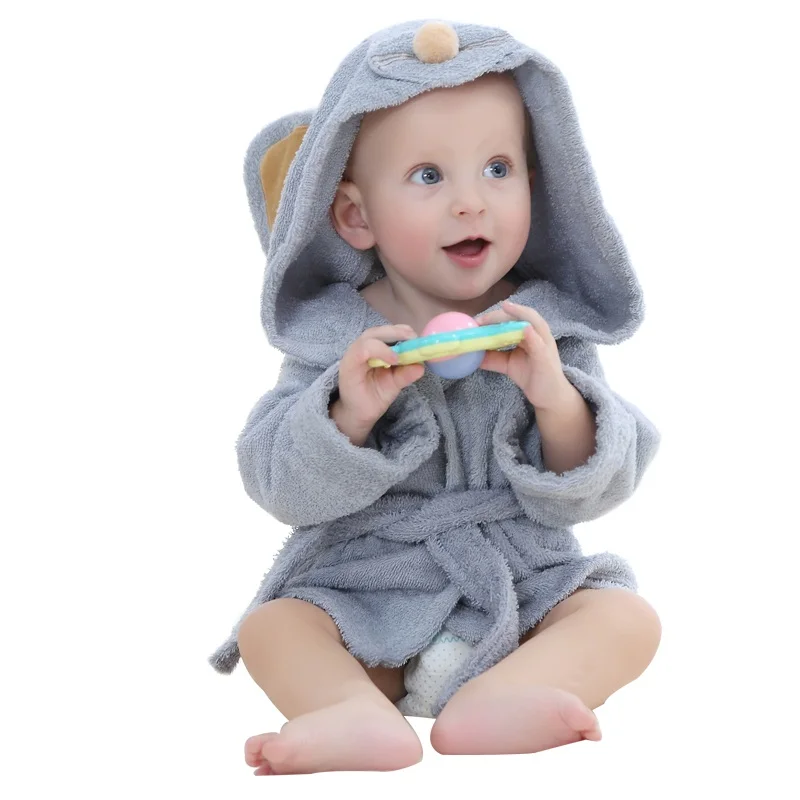Модный дизайнерский детский банный халат с капюшоном, детское полотенце, детский купальный халат, пляжное полотенце для младенцев