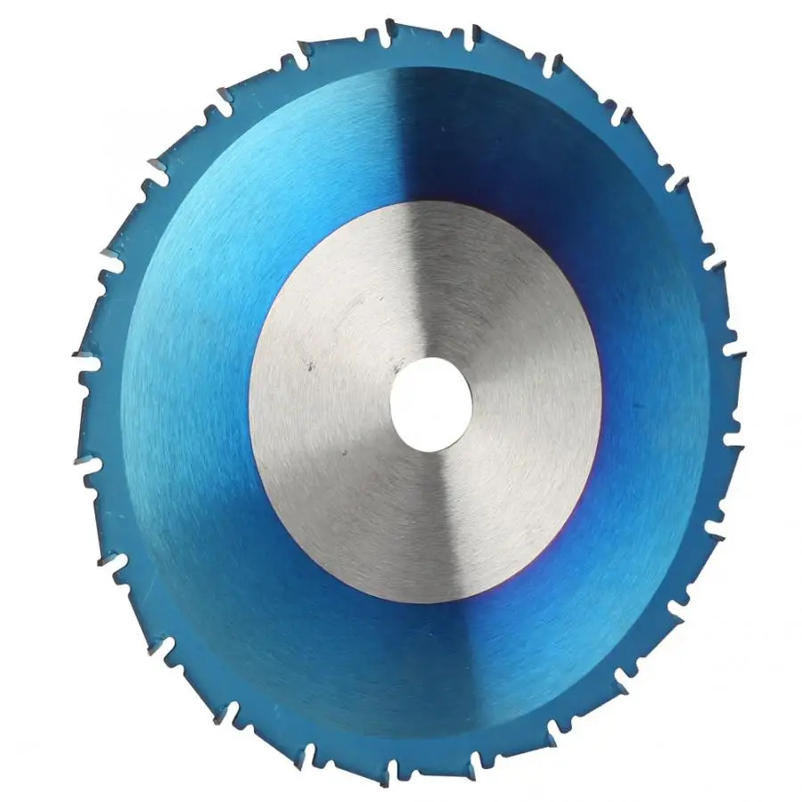 110*1,6*20 мм 4-дюймовое твердосплавное Синий Покрытие циркулярная пила для резки режущий диск для дерева, металла