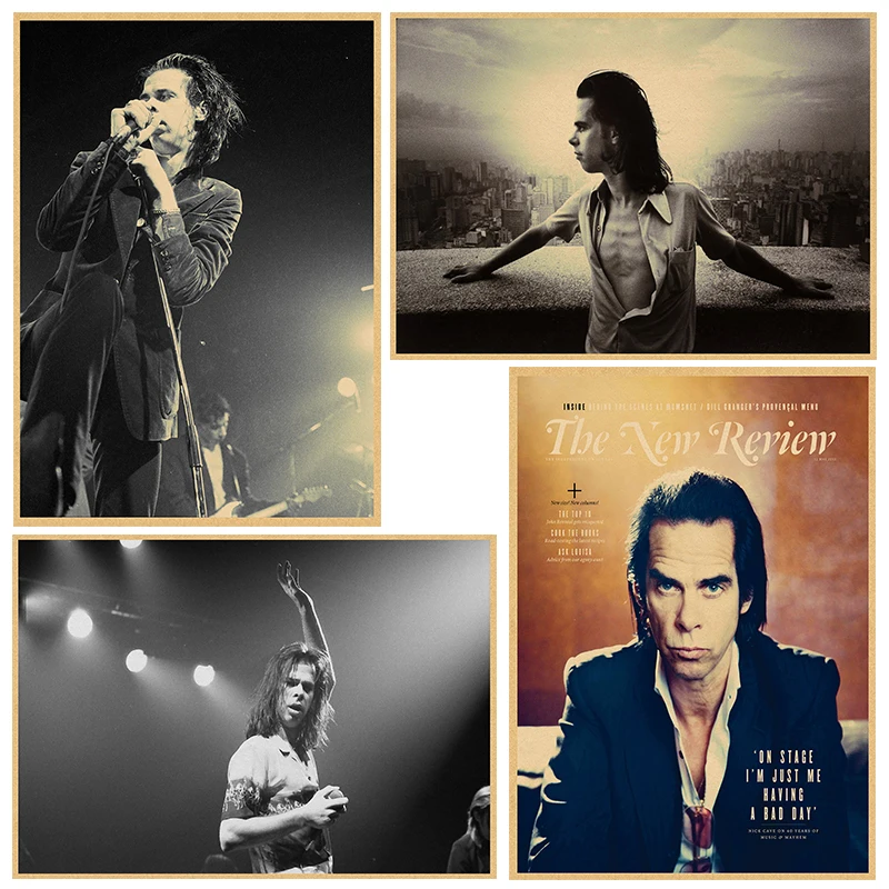 

Vintage Poster Nick Cave & the bad seeds retro rock poster; kraft paper dormitory decorative painting bar retro poster 30x21cm
