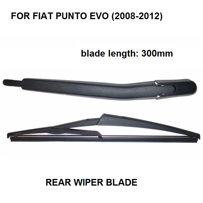 Per Fiat Grande Punto 05-Punto Evo 08-Rear Parabrezza Del Tergicristallo Braccio Del Tergicristallo Lama