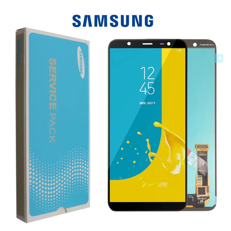 Супер AMOLED 6,0 ''ЖК для SAMSUNG Galaxy J8 дисплей сенсорный экран Замена для Galaxy J810 J810F SM-J810F ЖК-дисплей