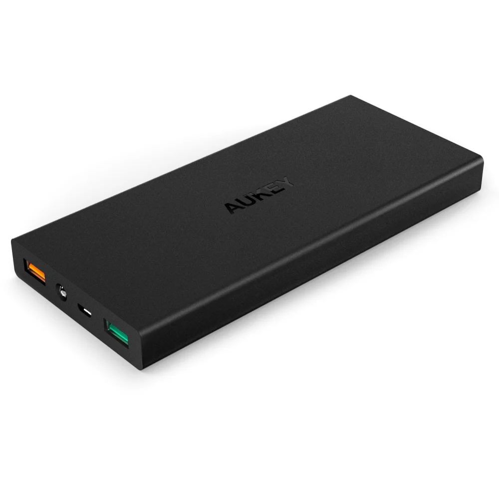 Внешний аккумулятор AUKEY быстрая зарядка 2 0 16000 мАч для Nintendo Switch iPhone X/8/Plus/7/6 s Samsung S8 +