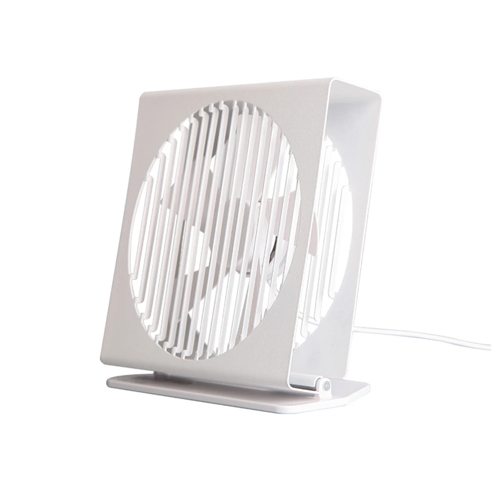YOUPIN VH CE 7 дюймов портативный мини металлический бесшумный вентилятор двойной режим домашний офис стол бесщеточный мотор вентилятор - Цвет: Белый