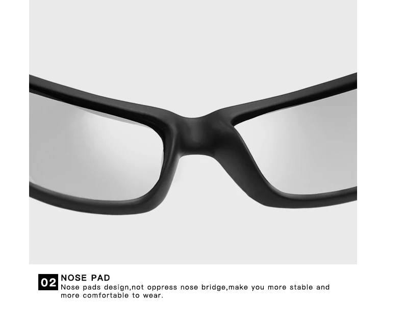 Longkeader, фирменный дизайн, фотохромные солнцезащитные очки, мужские, прямоугольные, поляризационные, солнцезащитные очки для вождения, очки с антибликовым покрытием, UV400