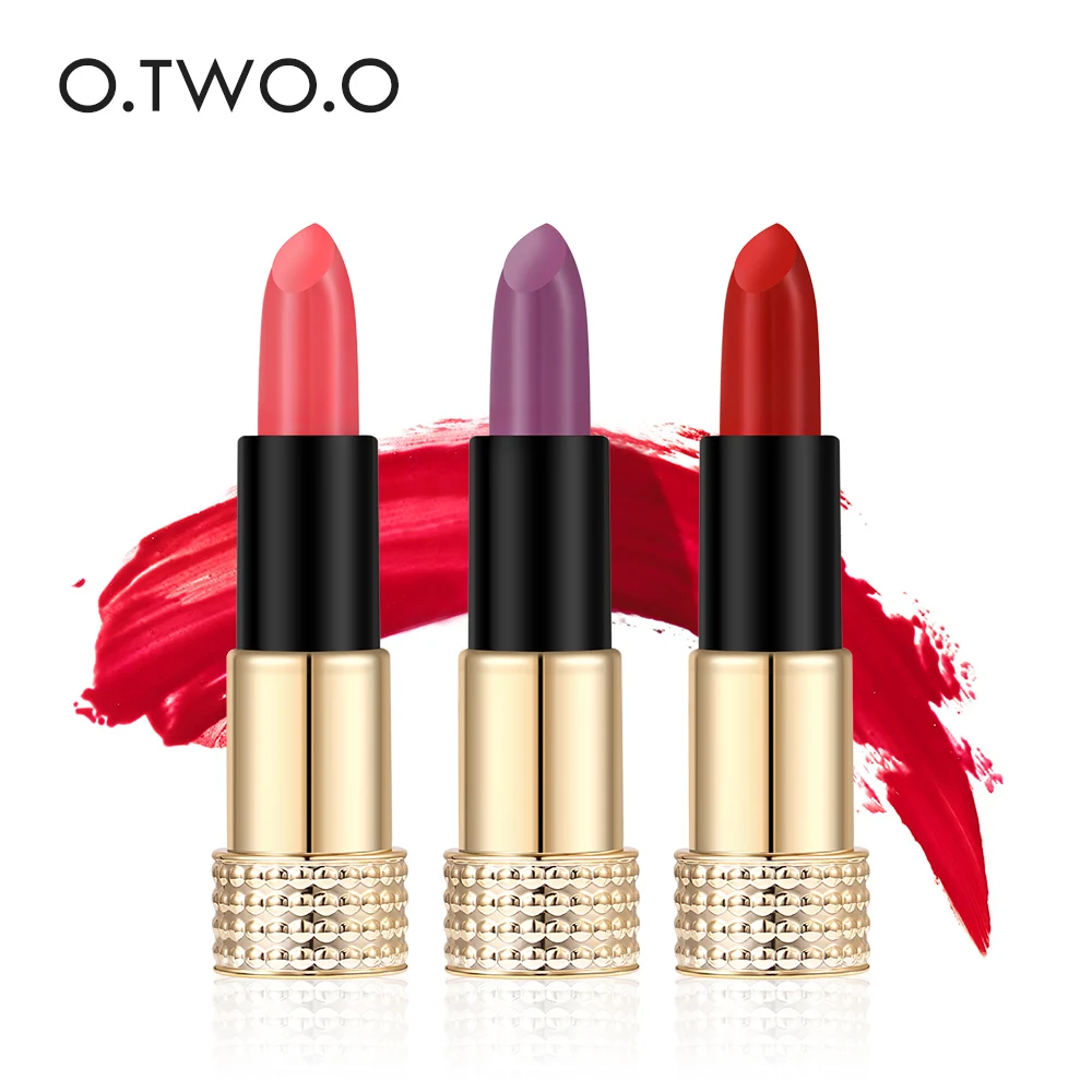 

12 Colors Matte Lipstick Waterproof Long Lasting Balm Nourishing Tint Nude Purple Rouge Batom Lipstick Makeup Cosmetics N9109