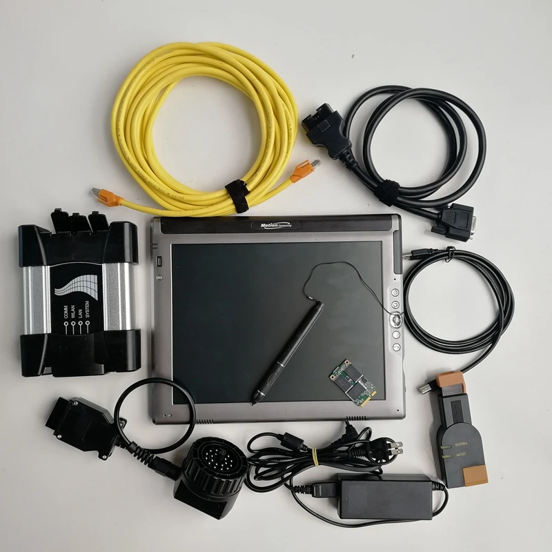 Для BMW Icom Next + Б/у планшет компьютер LE1700 4G 1 ТБ внешний жесткий диск SSD с новейшего