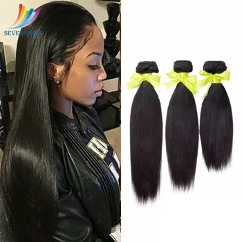

Straight Hair Bundles Brazilian Hair Weave Bundles 100% Human Hair Bundles Natural Color Remy Hair Weave Bundles 1/3/4 Pieces