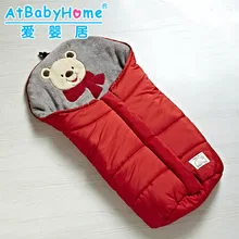 Baby Sleeping Bag Winter Envelope for Newborns Sleep Thermal Sack Cotton Kids Sleepsack In The Carriage Wheelchairs Chlafsack
