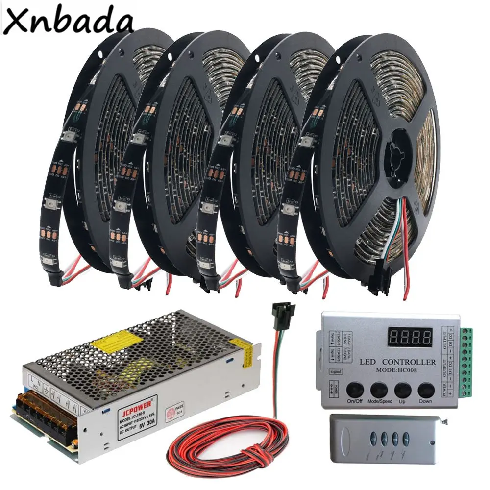 Ws2812b Ws2812 Rgb Led Strip Light Tape Hc008 Programmable