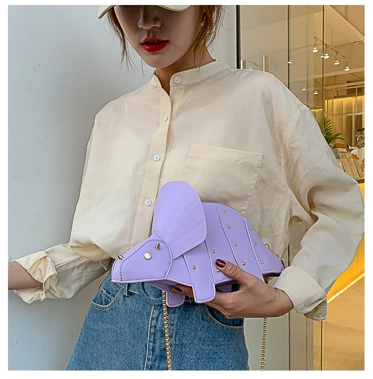 Дизайн 3D единорог динозавр Pu милая сумка через плечо мини-сумка клатч модная сумочка Shpulder сумка на цепочке кошелек