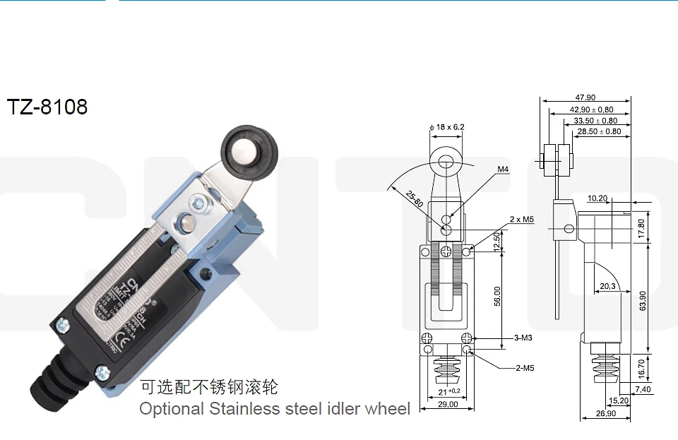 

CNTD High Quality TZ-8108 Limit Switch