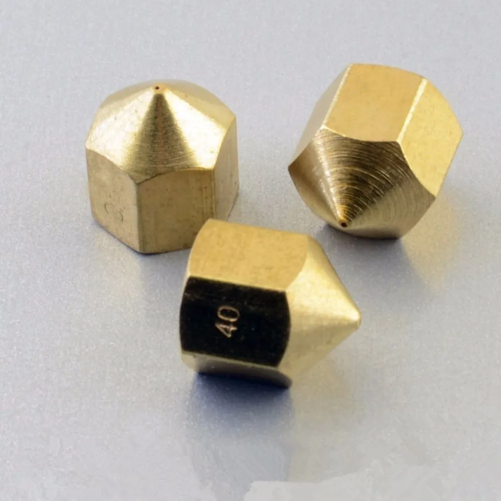 

A Funssor 3pcs*RepRap 3D Printer Nozzle Makergear Solidoodle MG Plus Hot End 0.3, 0.4 0.5mm Fast ship