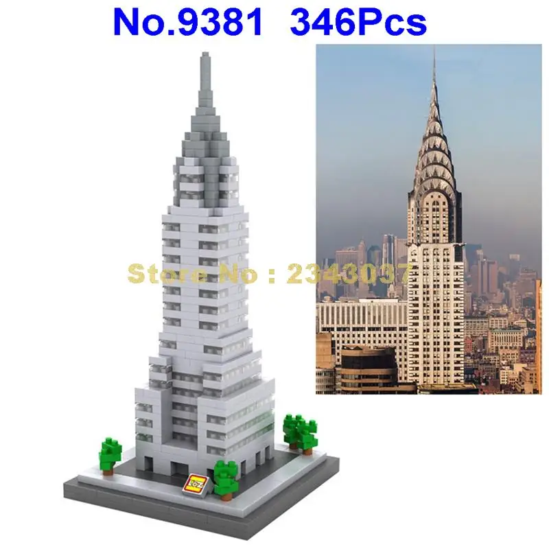 9381 550pcs World Great Architecture Chrysler Diamond Mini Building Blocks Toy | Игрушки и хобби