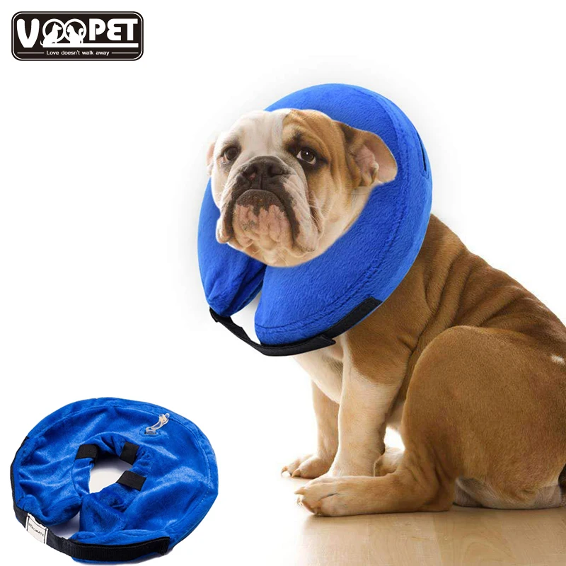 Adjustable Wound Healing E Collar Soft Cone Quick Release Collars Pet Dog Collar Polyester