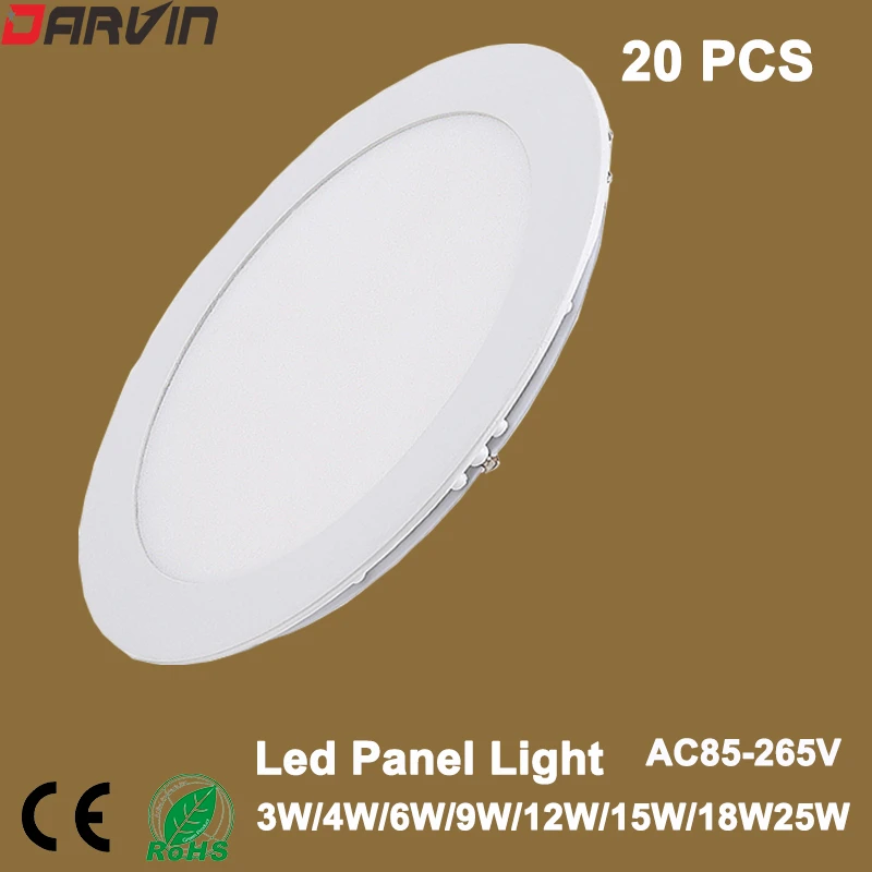 A lot of nice good Closely Sociable Led Panel Light AC85 265V Led Light 3W 4W 6W 9W 12W 15W 18W 25W LED ceiling  Light Round Ultra thin LED downlight,indoor lighting|led panel light|led  lightled light panel - AliExpress