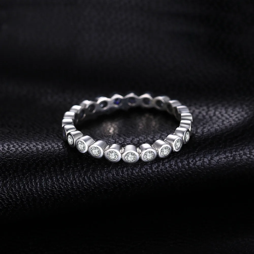 JPalace кольцо с кубическим цирконием, 925 пробы, серебряные кольца для женщин, штабелируемое кольцо, кольцо вечности, серебро 925, ювелирное изделие, хорошее ювелирное изделие