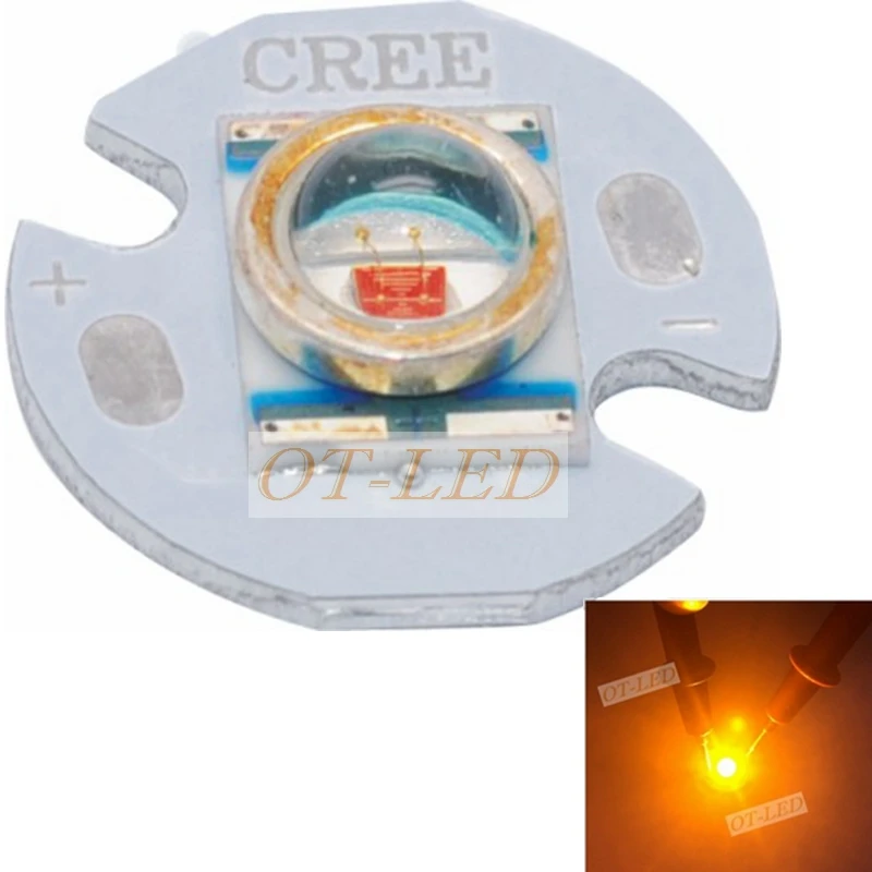 

10pcs 3W Amber Orange Yellow LED CREE XR-E Q5 Chip emitter High Power LED Diode CREE Emitterbeads DIY Car Light Fishing lights