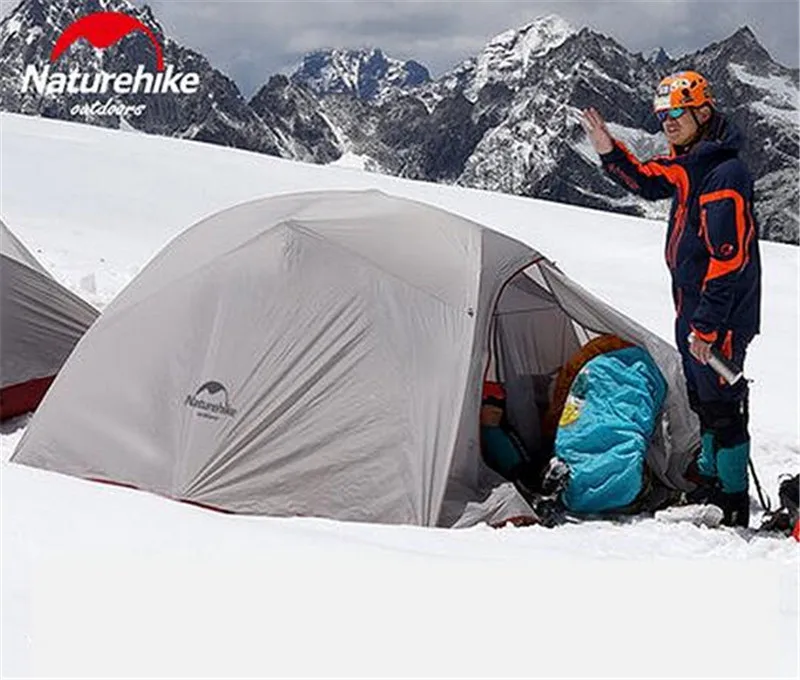 Naturehike Folding Tent 20D Silicone Fabric Ultralight Double Layers 2-3 Person Double Tente Camping Rapide Tent Large Camping Naturehike Folding Tent 20D Silicone Fabric Ultralight Double Layers 2-3 Person Double Tente Camping Rapide Tent Large Camping