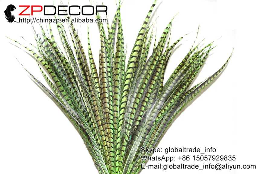 ZPDECOR хорошо продаваемый 28 32 дюймов (70 80 см) 20 шт./лот симпатичная извести зеленая