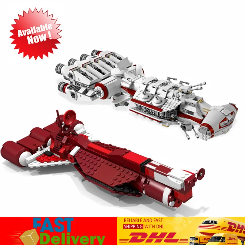

2pcs/lot Lepin Star Wars 05046+ 05070 Model Building Blocks Brick Toys Gifts for Children Compatible LegoINGlys 10019 7665