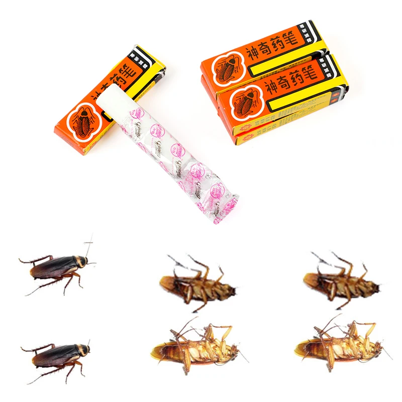 5pcs Pest Control Magic Pen Chalk Cockroach Medicine Insecticide