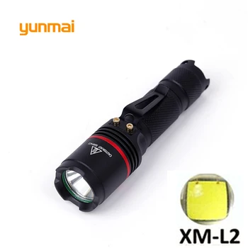 

Powerful LED Flashlight NEW XM-L2 U2 light 3800 lumens Use AA or 14500 Battery tactical portable light lantern Hunting Light
