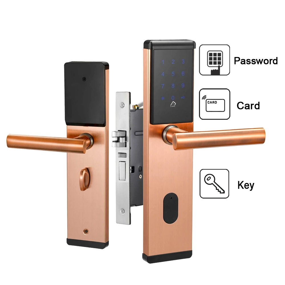 Security Digital Password Door Lock Touch Screen Keypad Electronic Door