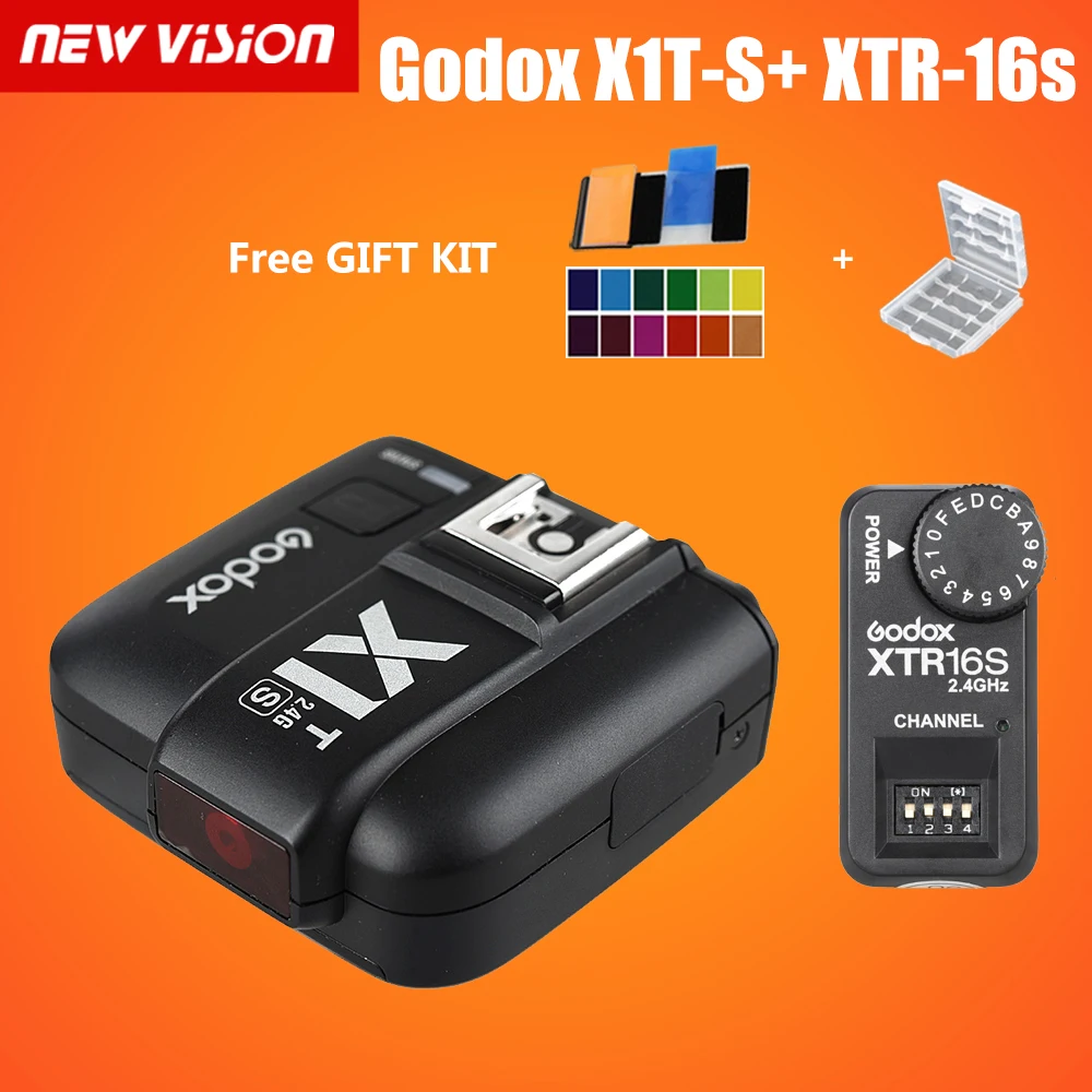 

Godox X1T-S TTL HSS 2.4G Flash Trigger + XTR-16S Receiver Set for Sony Camera V850 V860