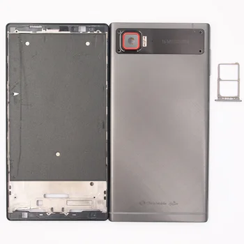 

BaanSam New LCD Front Frame Battery Back Cover For Lenovo Z2 Pro K920 6 Inch Housing Case With SIM Card Tray+Power Volume Button